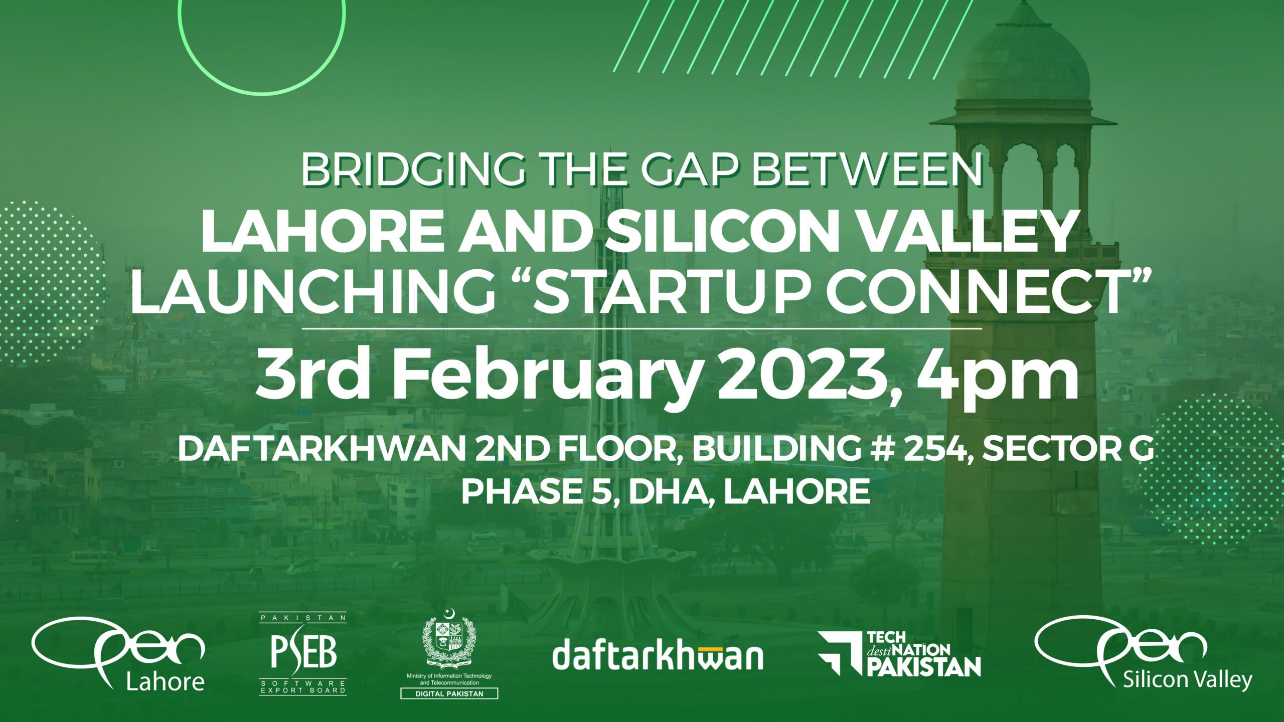 Bridging the gap between Lahore and silicon vallay Launching "Startup Connect